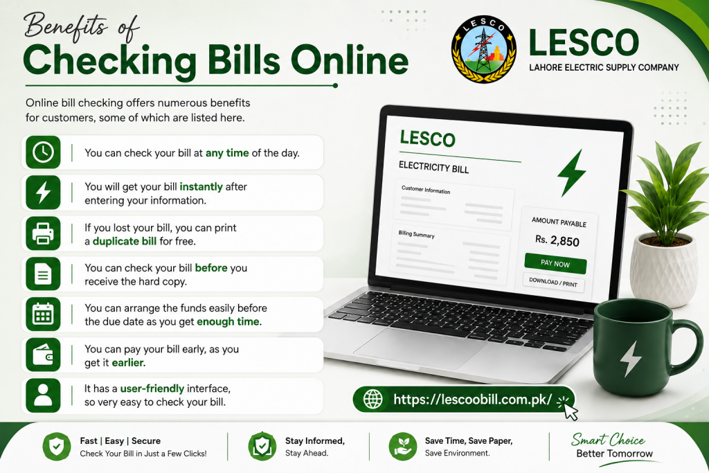 Checking Bills Online
