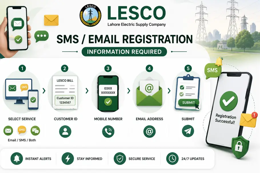 SMS/ EMAIL REGISTRATION